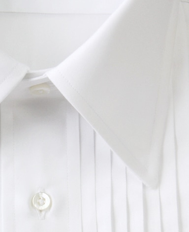 タキシードシャツストレートカラー(42-86 白): メンズ｜メーカーズ