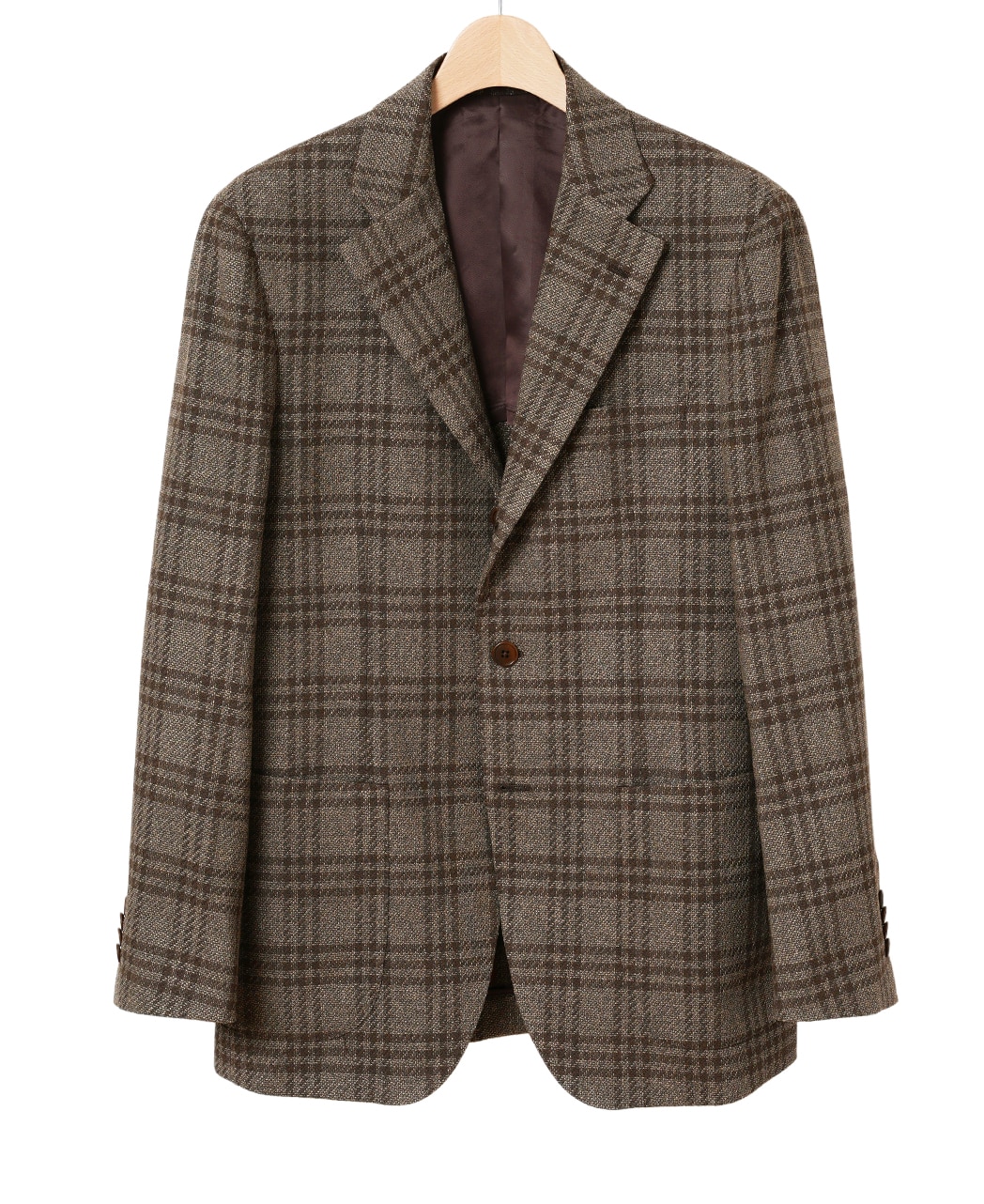 チェックジャケット(46 ブラウン系): メンズ｜メーカーズシャツ鎌倉