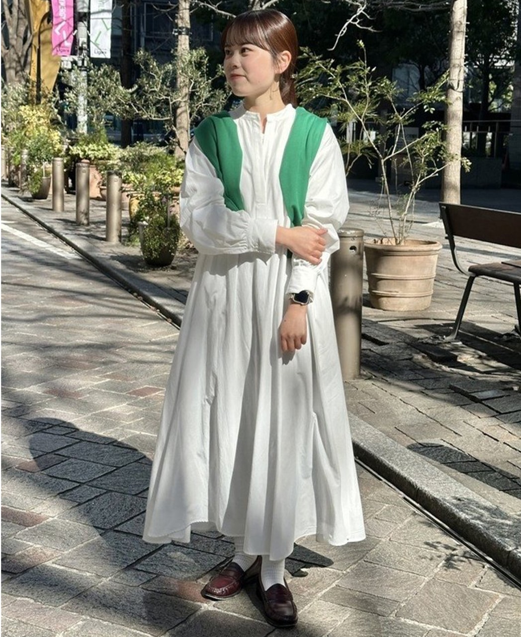 ワンピース(Freeサイズ 白): レディース｜メーカーズシャツ鎌倉 公式通販