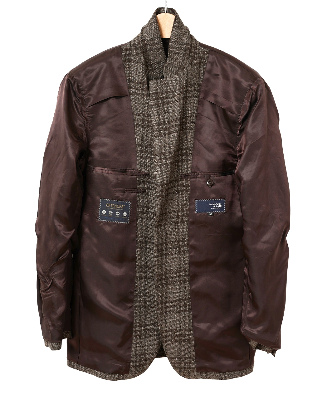 チェックジャケット(48 ブラウン系): メンズ｜メーカーズシャツ鎌倉