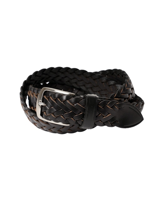 レザーメッシュベルト(80 ブラック): メンズ｜メーカーズシャツ鎌倉