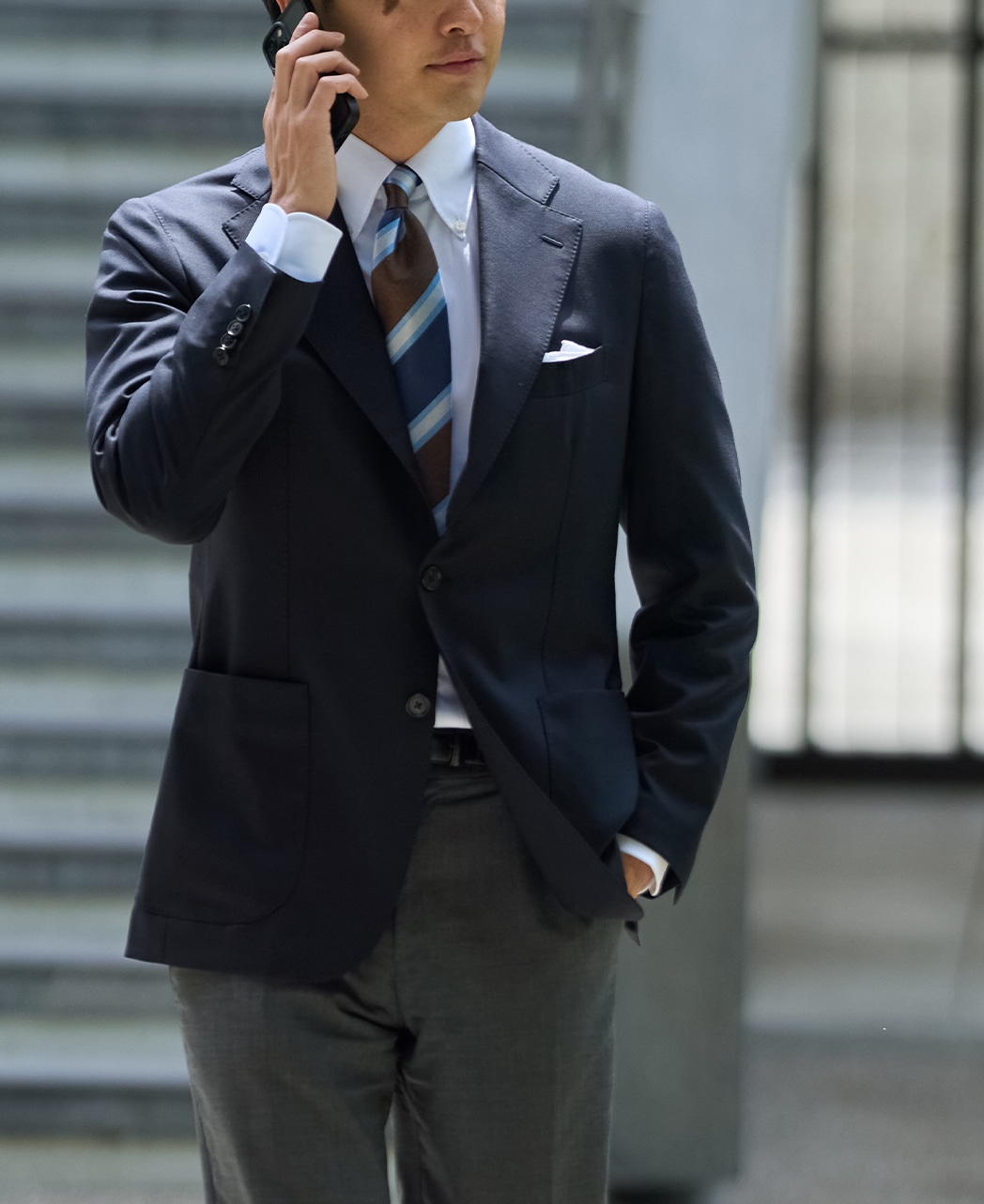 ウールジャケット(48 ブルー系): メンズ｜メーカーズシャツ鎌倉 公式通販