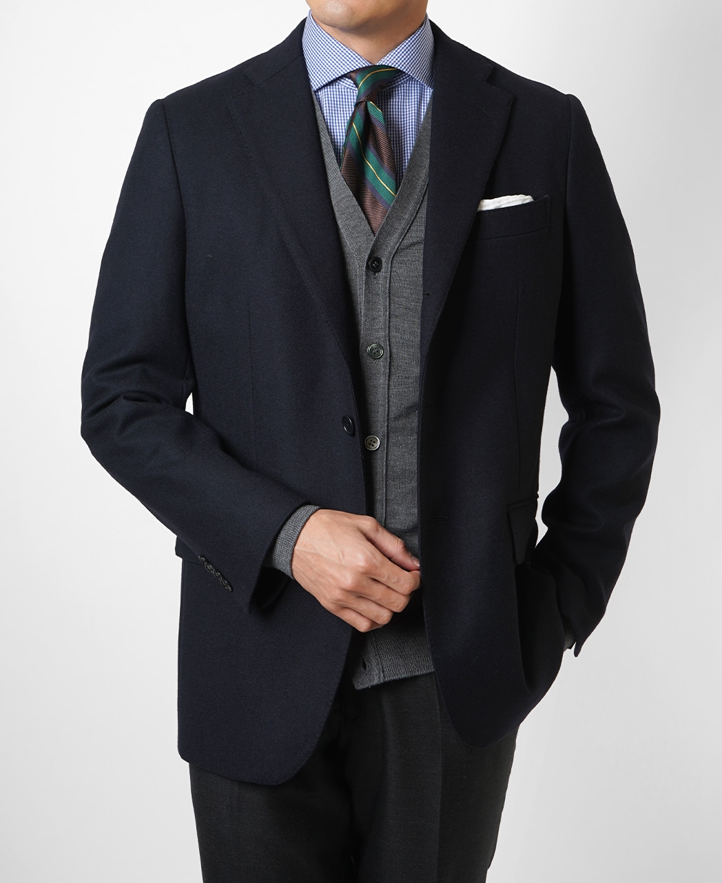 フランネルジャケット(48 ブルー系): メンズ｜メーカーズシャツ鎌倉