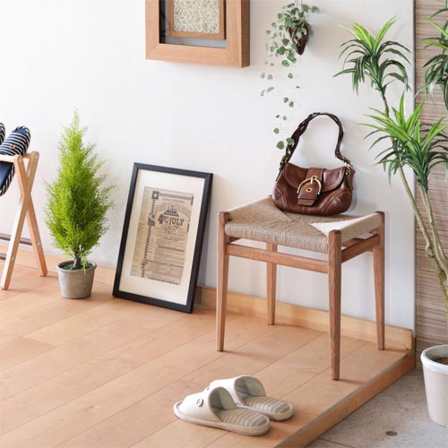 旭川クラフト 木ライフプロダクト ペーパーコードスツール 国産家具