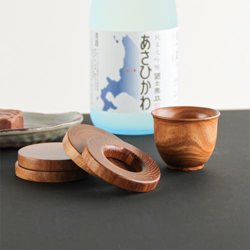 旭川クラフト 高橋工芸 Enju エンジュ ぐい呑み 国産クラフト 木製
