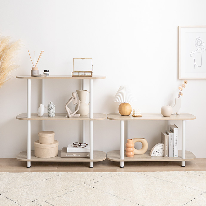 g159035]【幅80cm】Palam 3段ラック ラック | 家具・インテリア通販は