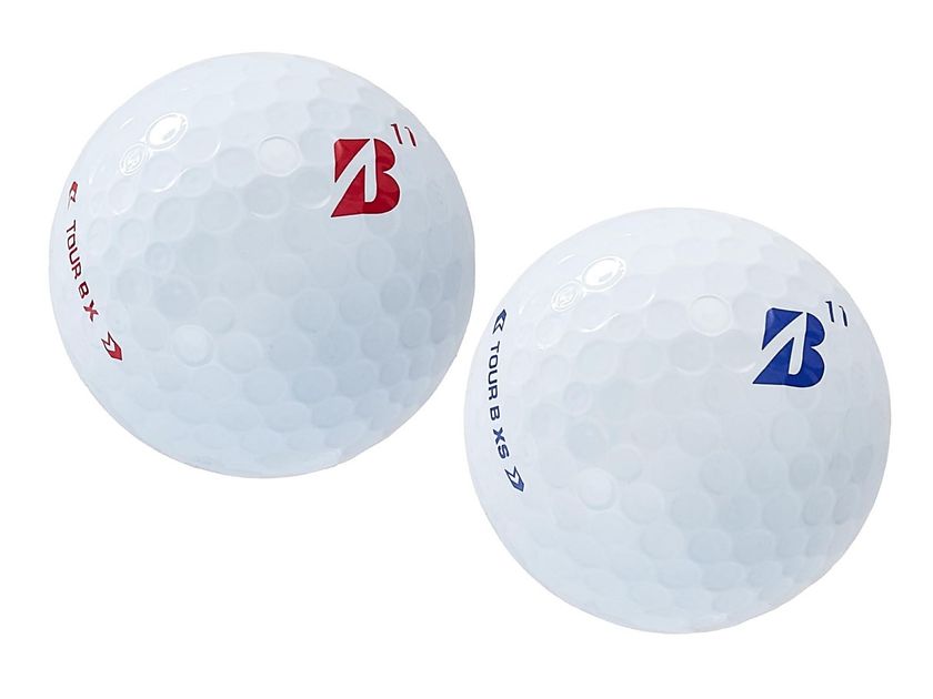 数字だけじゃなく、Bマークも赤or青に！ブリヂストン『TOUR B X RED