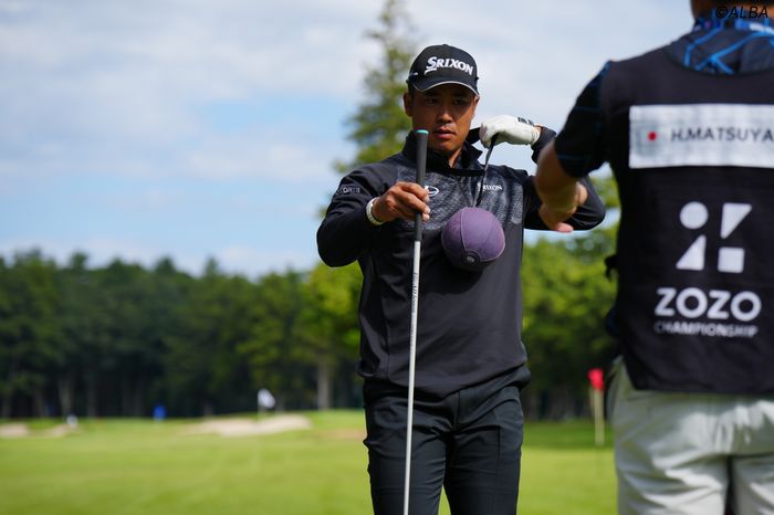 松山英樹がスタート前に使う『ブォーン！』と鳴る練習器具 - ゴルフ