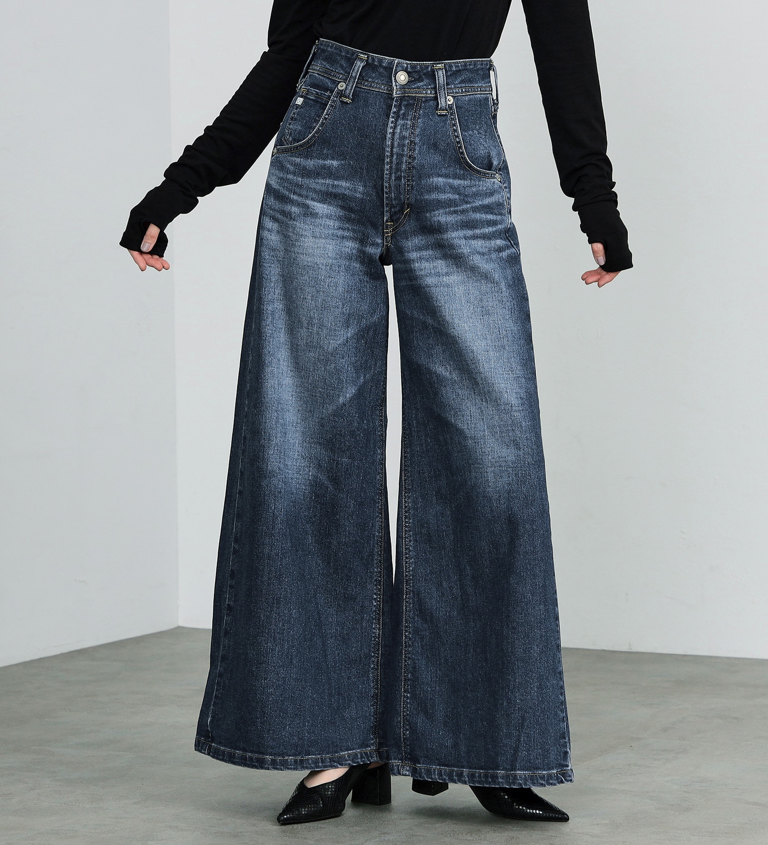 SOMETHING LISA スーパーワイドパンツ|SOMETHING|サムシング