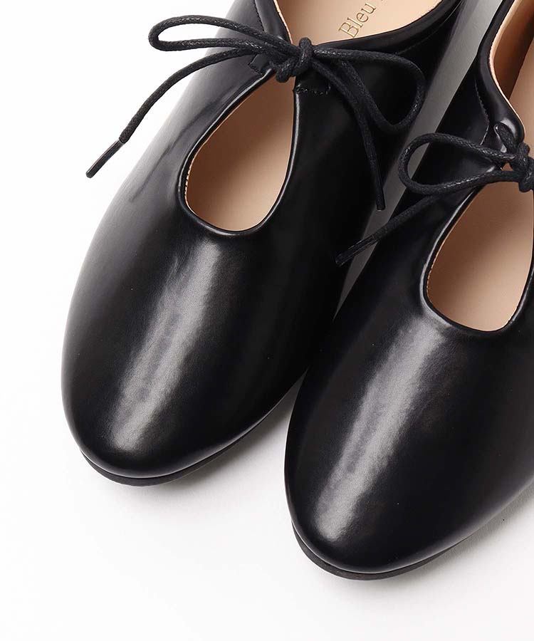≪OUTLET≫フラットリボンシューズ(M ブラック): ALL｜Bleu Bleuet