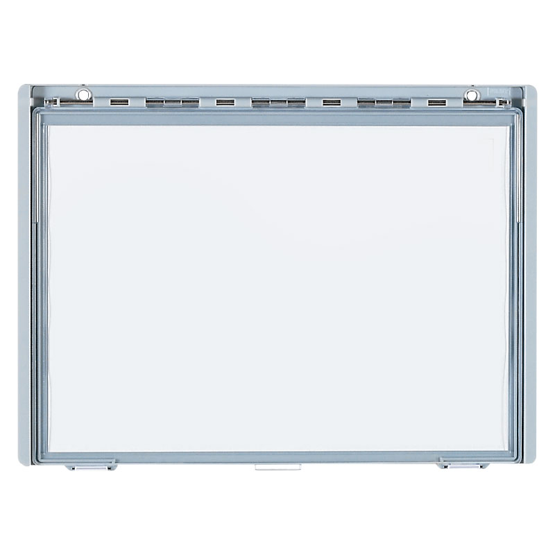 樹脂製KYボード（防雨型） 320－34B A4横 マグネット付