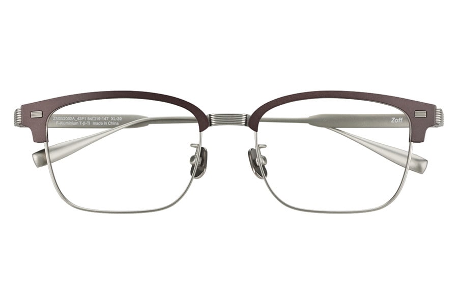 スペシャルプライス]重厚感のあるウェリントン型チタンフレーム