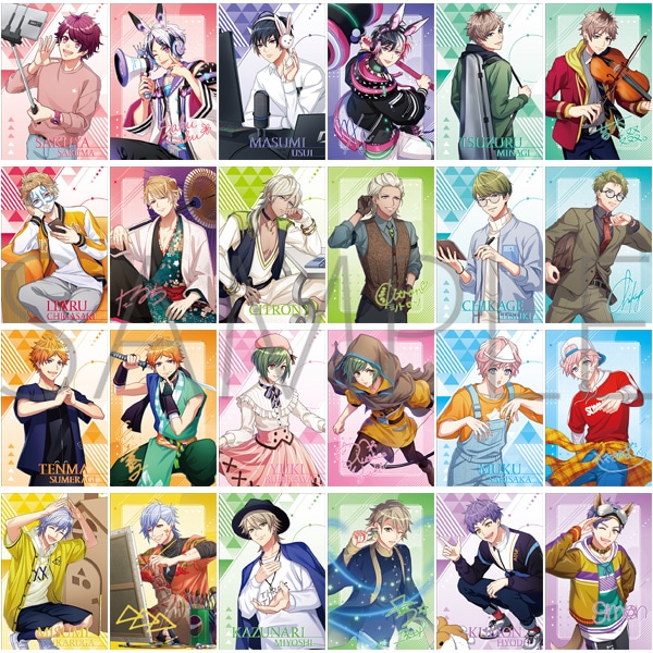 A3! メタルポストカードコレクション 春組&夏組 助演シリーズVol.1