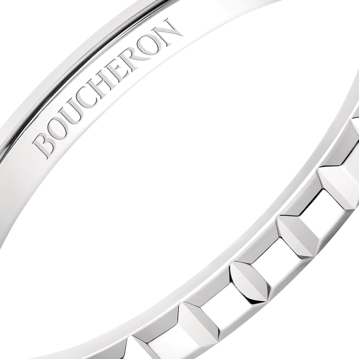 Quatre Radiant | Platinum Mini Wedding Band | Boucheron US