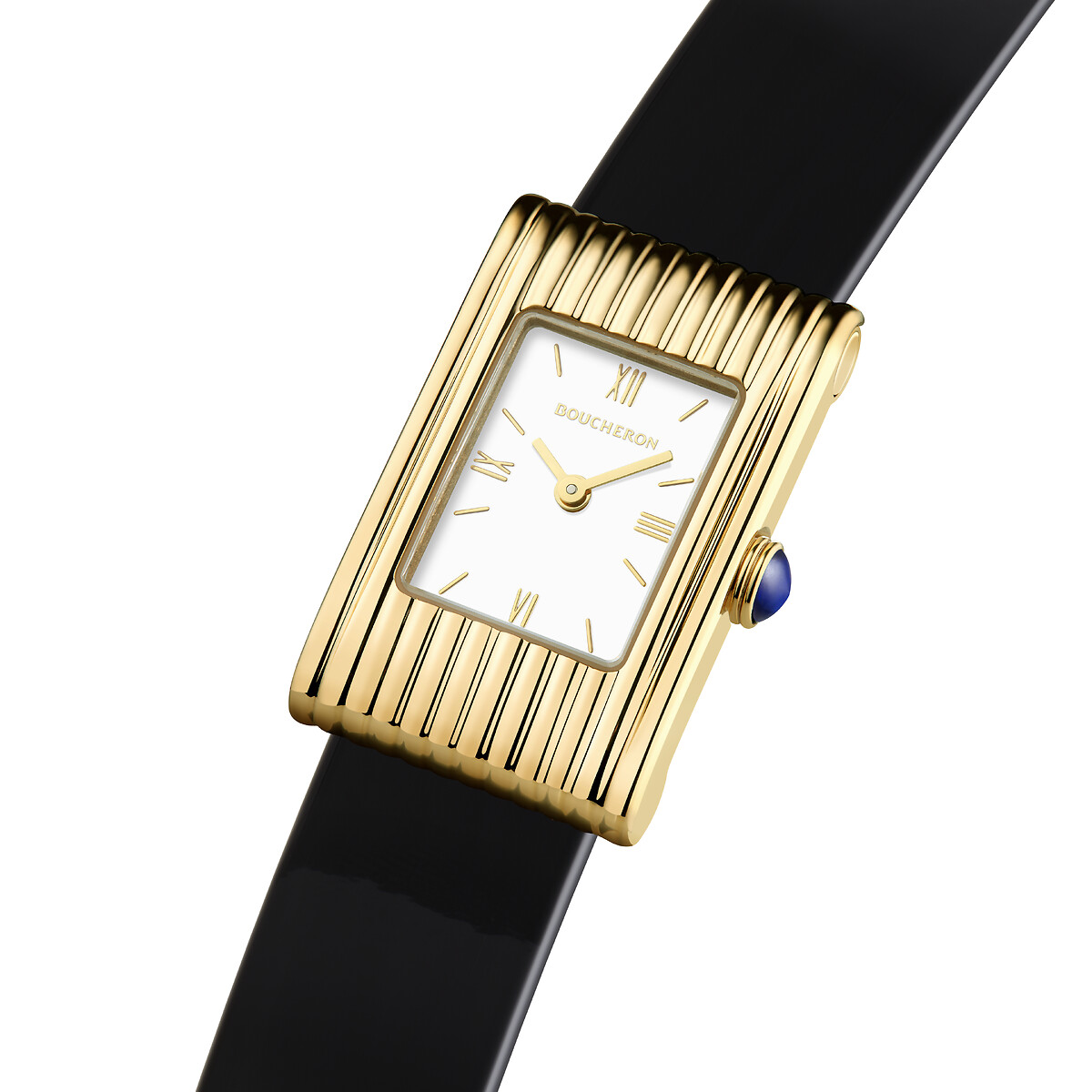 リフレ ウォッチ イエローゴールド スモール ホワイトダイアル