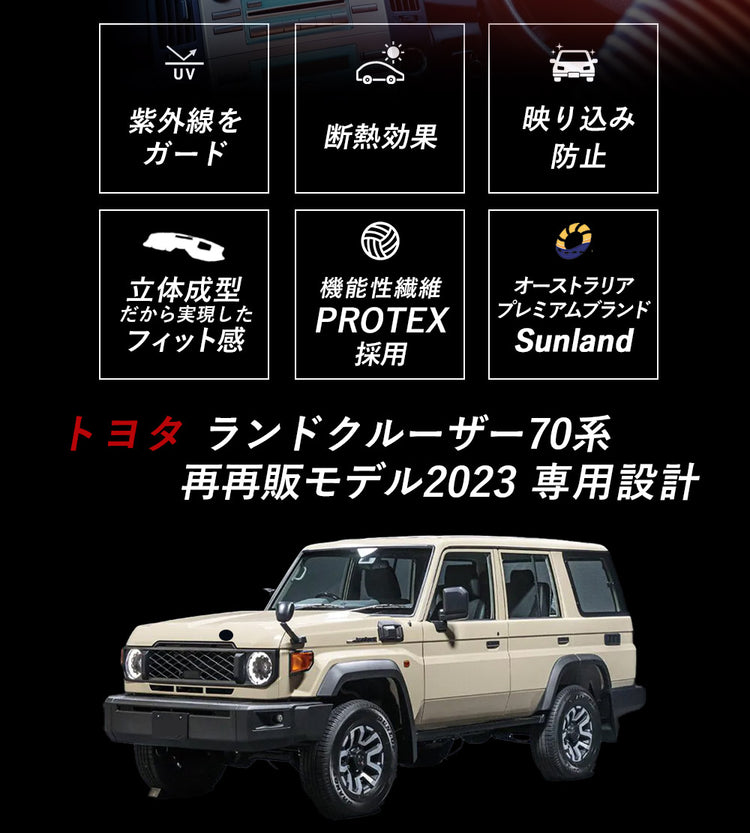 TOYOTA Land Cruiser 70系 再再販モデル2023-2026 専用 Sunland
