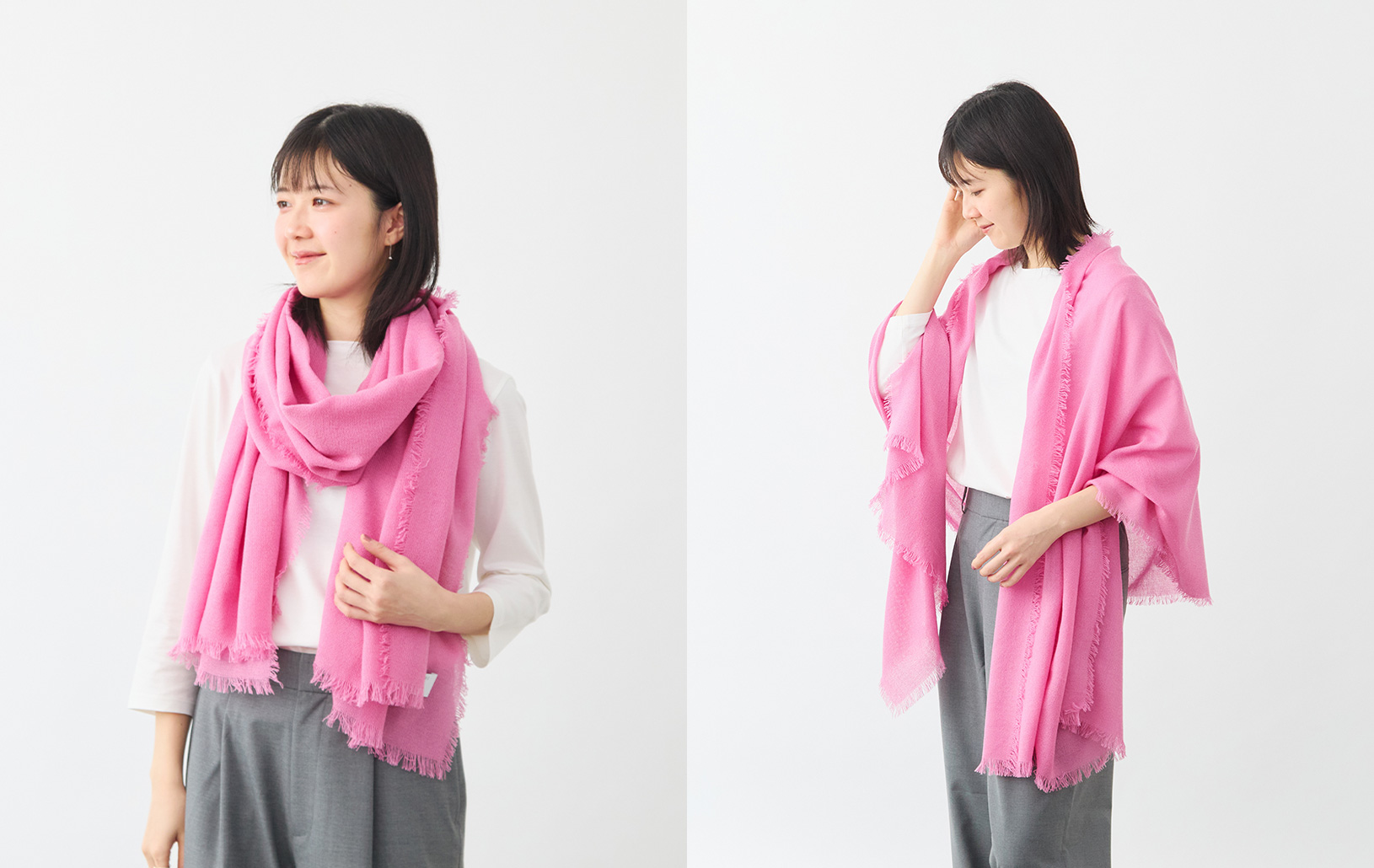 カシミヤシルクエアリーストール/ターコイズブルー | Factelier