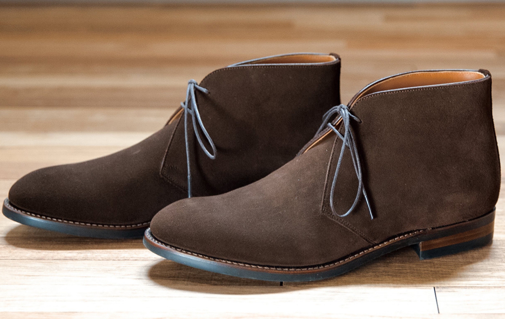 チャッカブーツ/ブラウン/2E | Factelier (ファクトリエ)