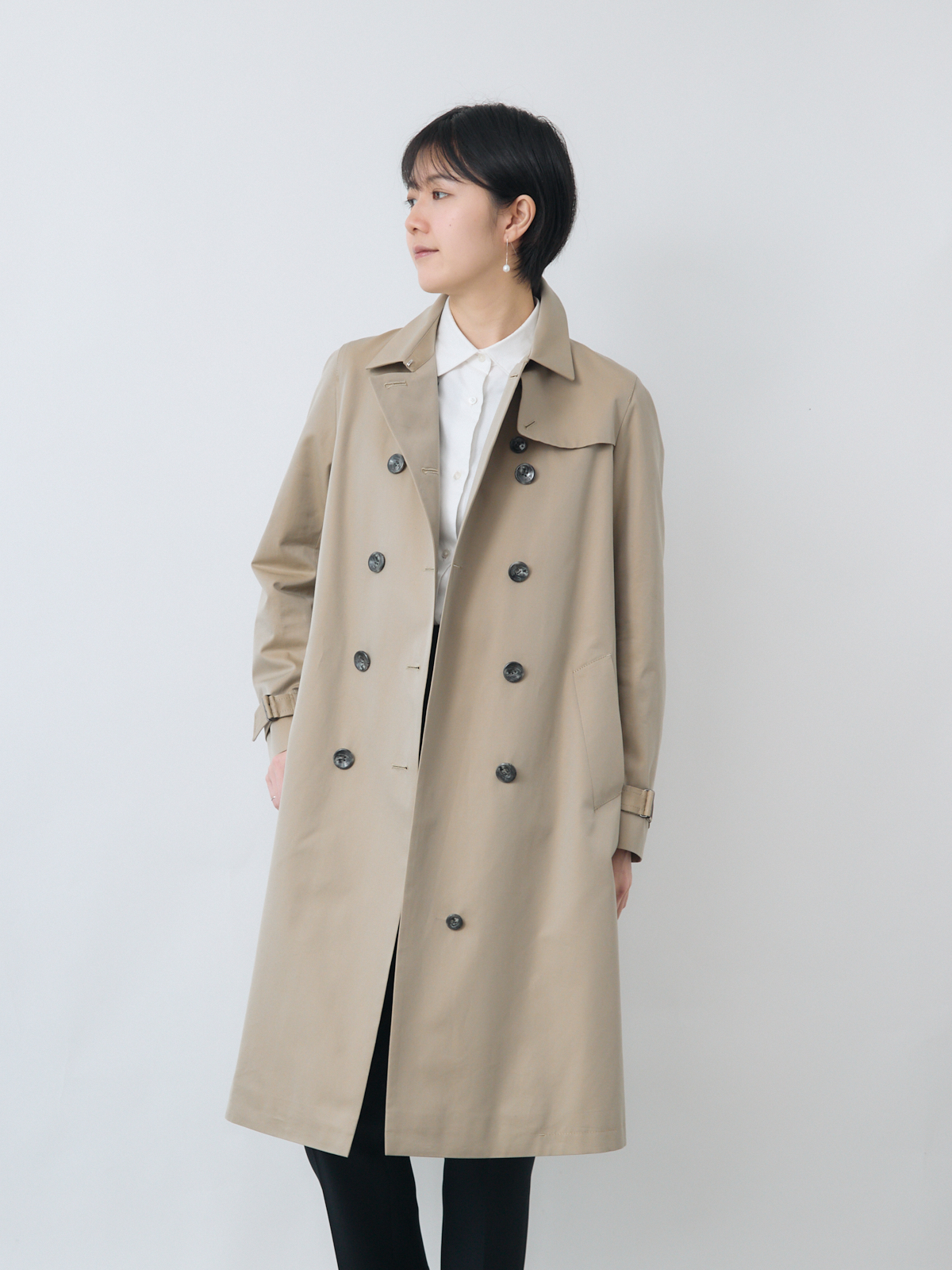 ニュークラシックトレンチコート/ベージュ | Factelier (ファクトリエ)
