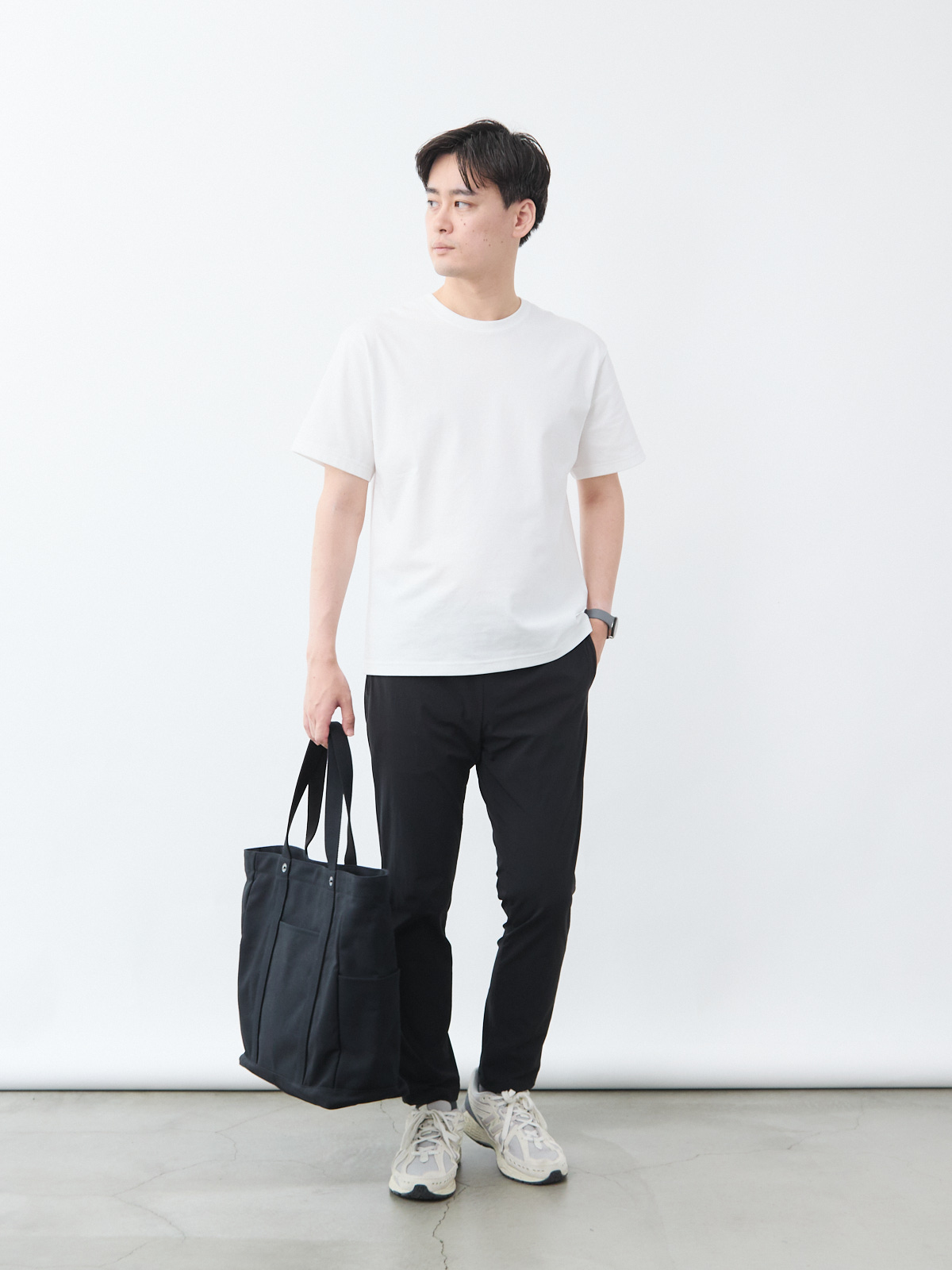 オトナリュクス ビッグシルエットTシャツ/ホワイト | Factelier