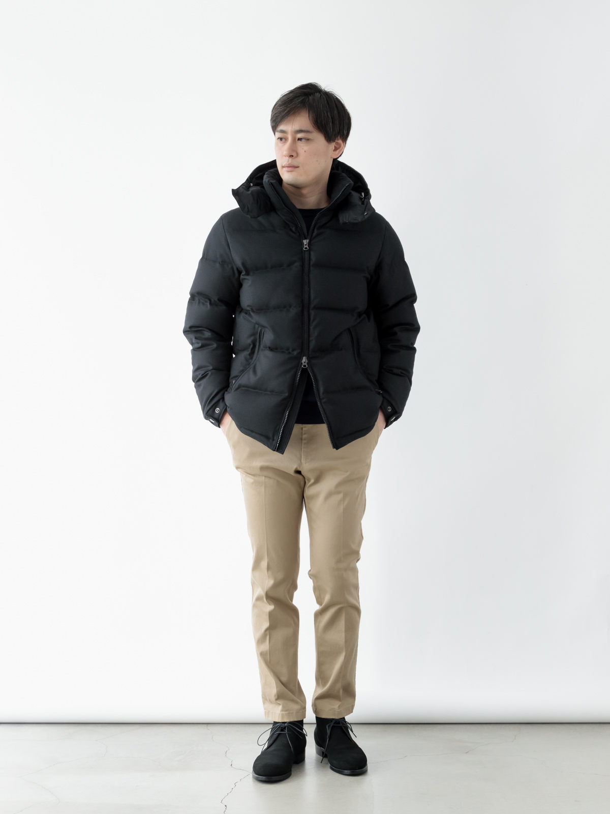 ファクトリエ限定モデル】南極観測隊のダウン/ジャケットスタイル