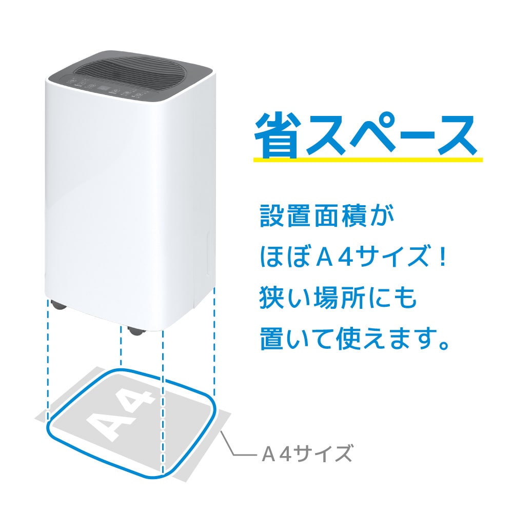 コンプレッサー式「どこでもコンパクト除湿機」 | 【公式】サンコー