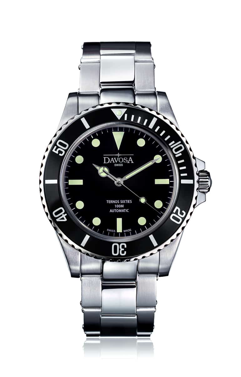Ternos Sixties Automatic 100m Black Faced Diving Watch 16152550