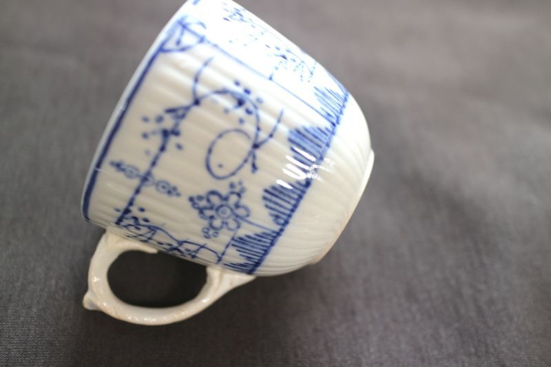 カップ＆ソウサー サキソニー柄 - フランスアンティークのお店 rendez