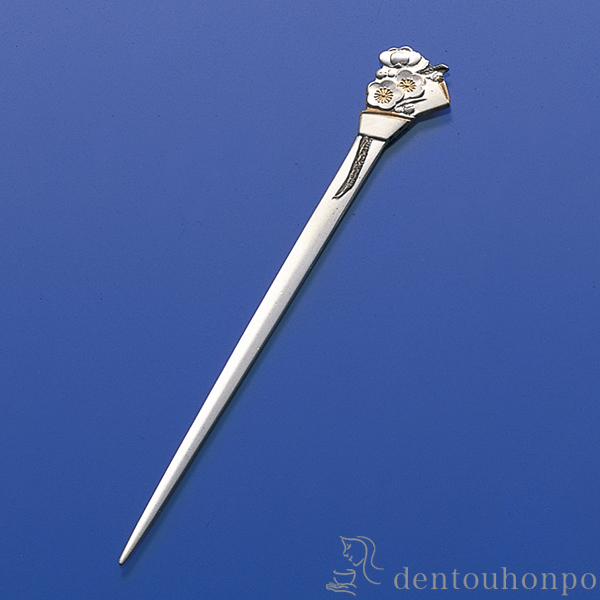 送料無料】 銀製 楊枝 梅 / おしゃれ 茶道具 菓子切り 高級 和菓子
