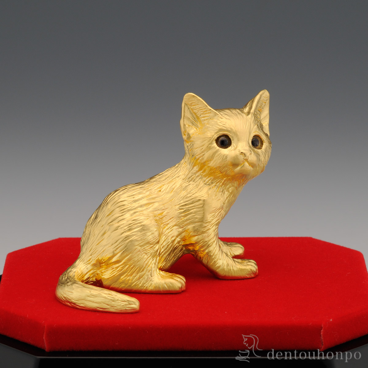 送料無料】 純金 愛猫 C 25g / 高級 コレクション 美術品 工芸品 伝統