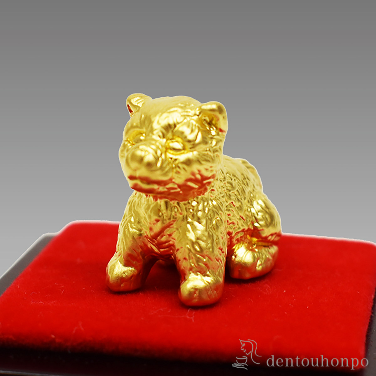 送料無料】 純金 こいぬ 2g / 高級 コレクション 美術品 工芸品 伝統