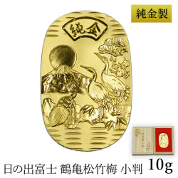 送料無料】 純金 天保小判 50g / 光則（金工芸） 高級 コレクション