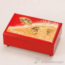 送料無料】 花見鳥 合口文庫 A4 / 箔一 アクセサリー入れ 収納ボックス