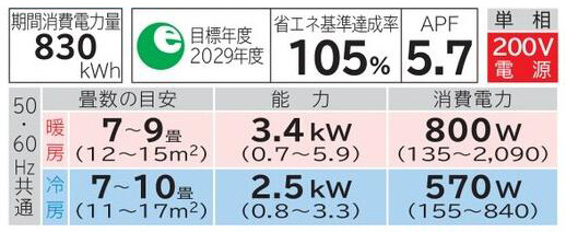 RAJ-A25SD 日立 ハウジングエアコン (おもに8畳用) 壁埋込タイプ JA