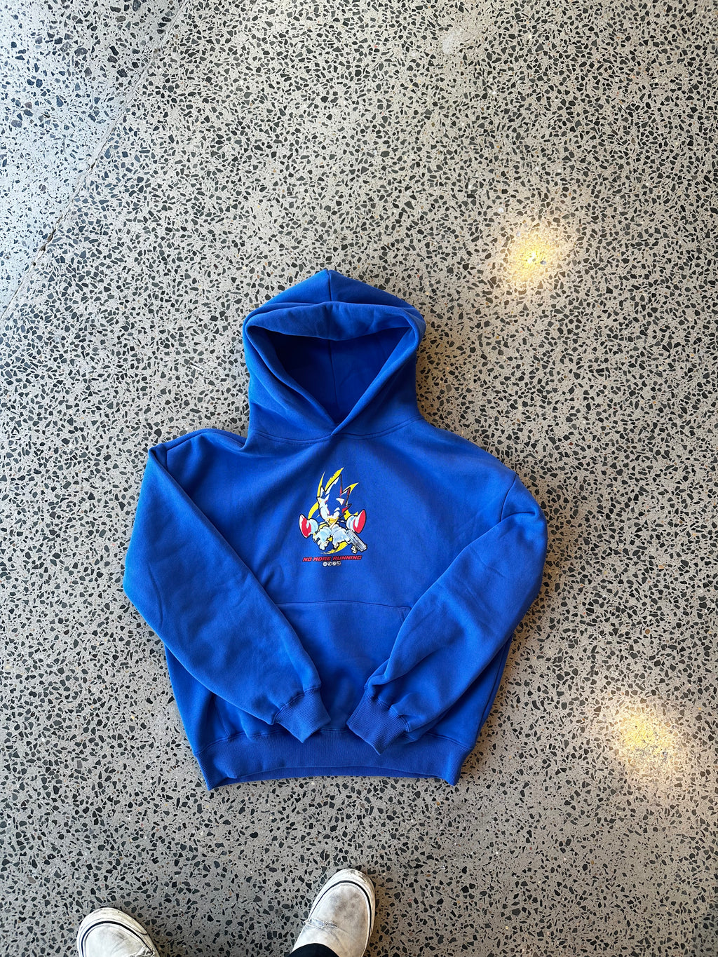 SPIKEY BLUE GUY HOODIE – Death Division