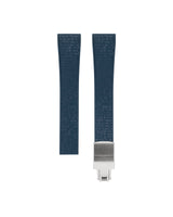 Navy Mosaic CTS Rubber Strap - Rubber Watch Strap · 18-22mm | Delugs