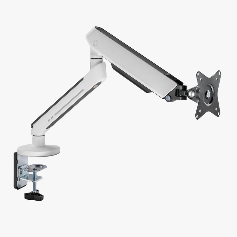 Alterzone ゲーミングモニターアーム シングルモニターアーム 白 RGB