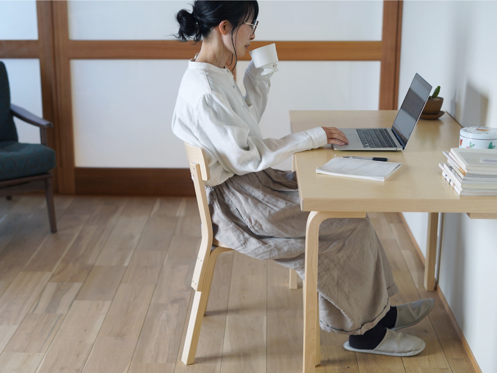 artek (アルテック) テーブル 80A W120×D60×H72cm 長方形 / ナチュラル