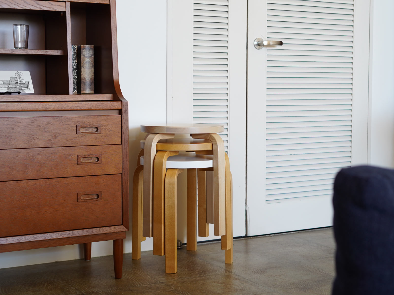 artek (アルテック) STOOL E60（スツールE60） 4本脚 ナチュラル