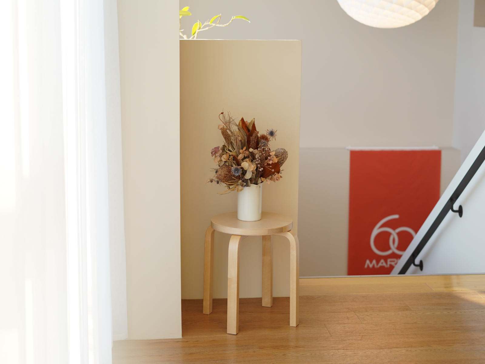 artek (アルテック) STOOL E60（スツールE60） 4本脚 ナチュラル