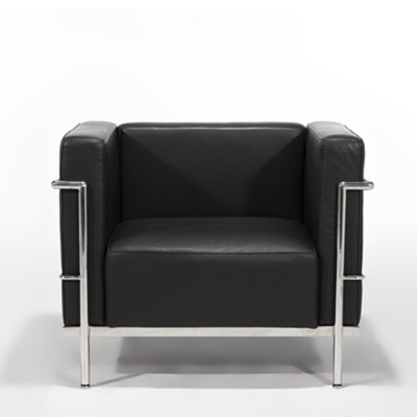 ル・コルビジェ 本革ソファ LC3 1人掛け(デザイナーズ家具)