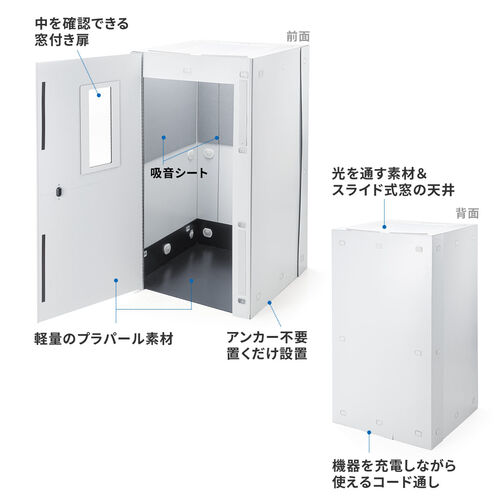 ワークブース 集中ボックス 集中ブース テレワークボックス 簡易