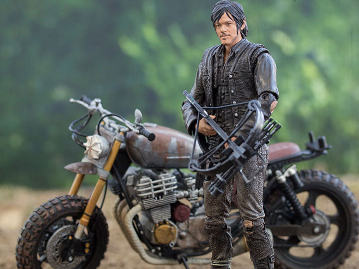 2016 The Walking Dead Daryl Dixon with Motorcycle Action Figure