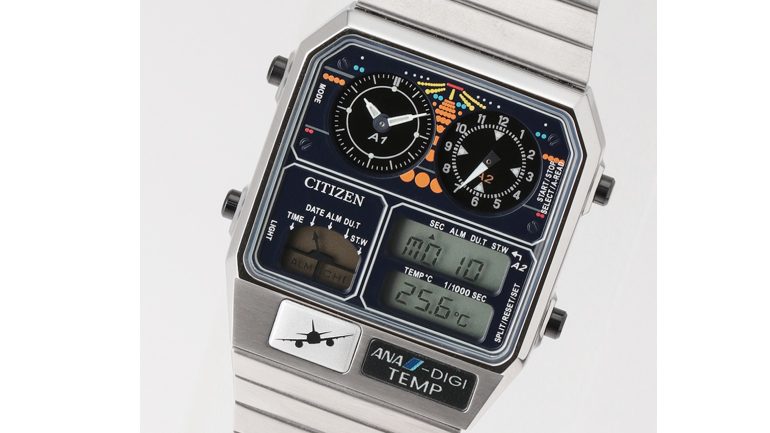 80年代のベストセラーウオッチを復刻したANA×CITIZENコラボモデル