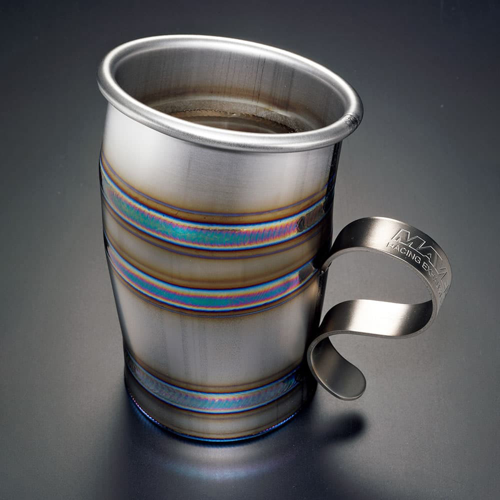 バイクのチタン製マフラーの素材で作ったMAVERICKの「オールチタン