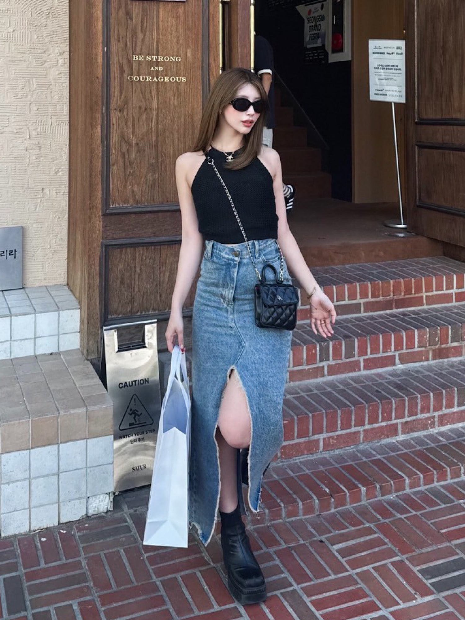 N♡ 取り置きDiante REMAKE DENIM SKIRT Remake denim skirt | DIANTÉ