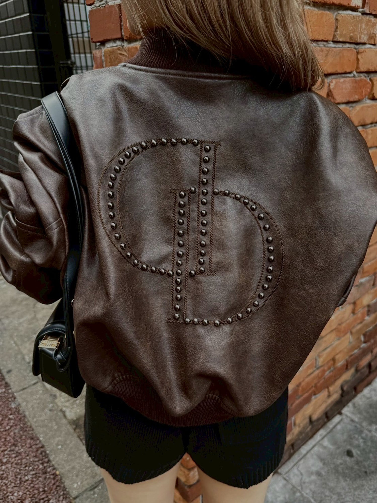 DD studs eco leather blouson | DIANTÉ (ディアンテ)公式通販サイト