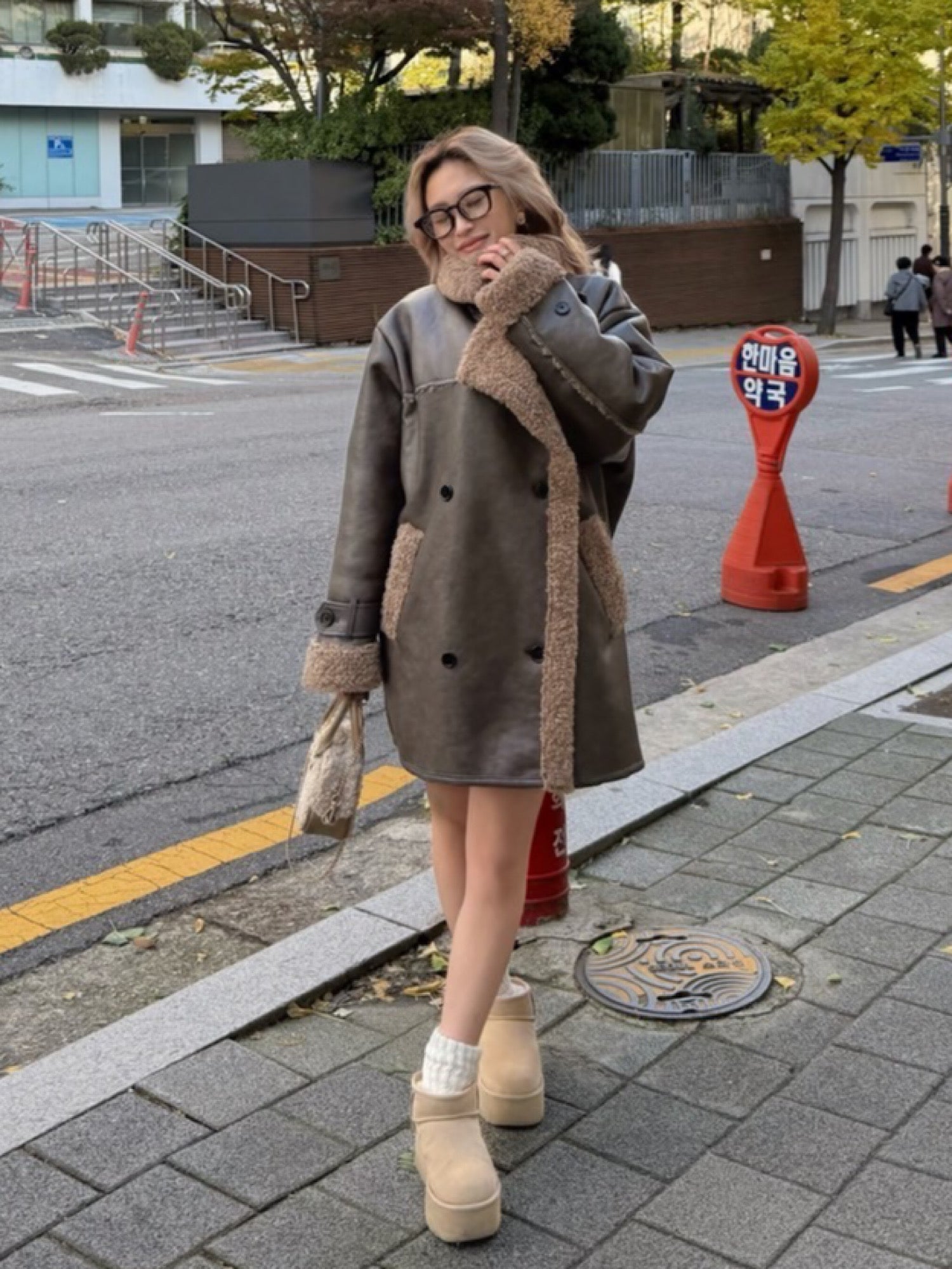 Volume collar loose mouton jacket | DIANTÉ (ディアンテ)公式通販サイト