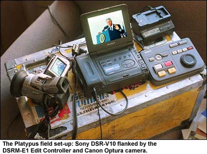 The Sony DVCAM Field Editing System - Review by Dirck Halstead