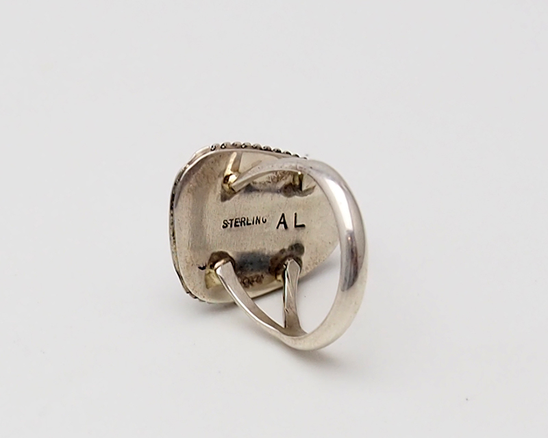 リングナバホ石物のナバホ ホワイトバッファロー リング商品のご案内